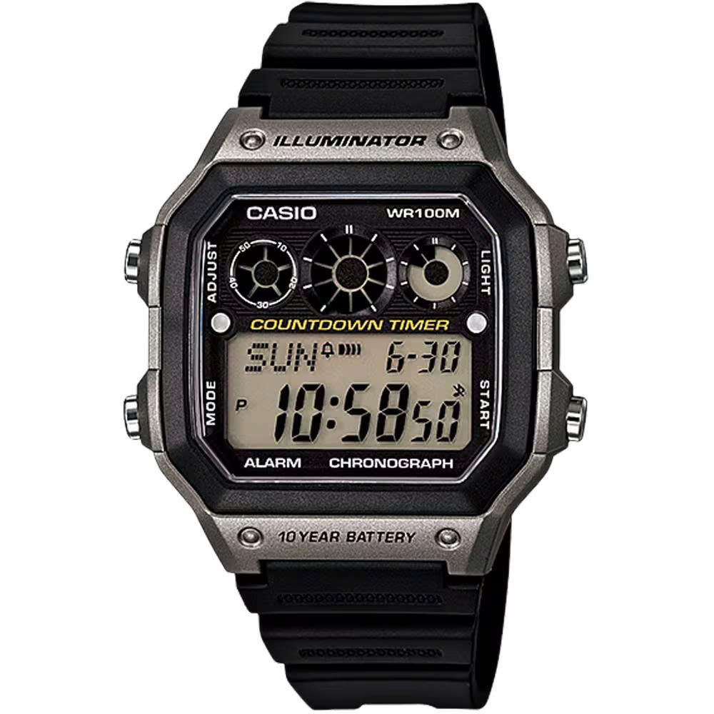 Đồng hồ Nam Chính hãng CASIO AE-1300WH-8A-Pin 10 năm Đồng hồ Nam Chính hãng CASIO AE-1300WH-8A-Pin 10 năm