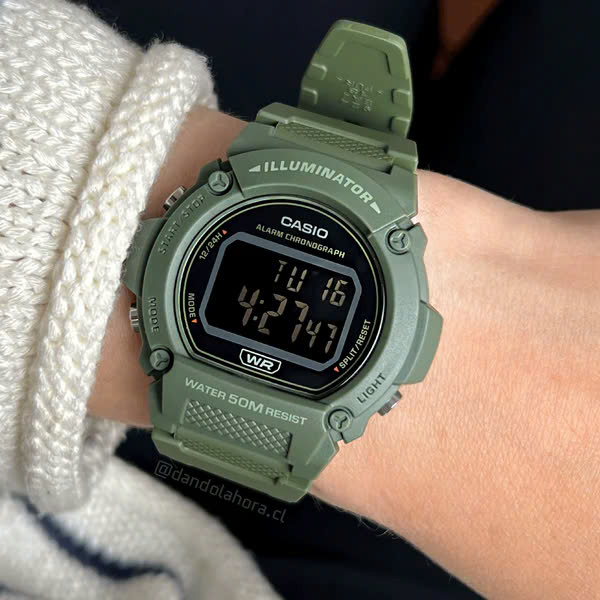 Đồng Hồ Nam Chính Hãng CASIO W-219HC-3BV