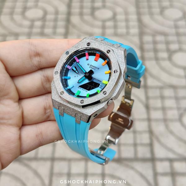 G-SHOCK GA-2100AP - StarDust Sky Blue Mod 