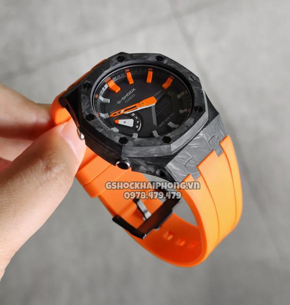 G-SHOCK GA-2100AP CARBON FIBER - ORANGE DIVE