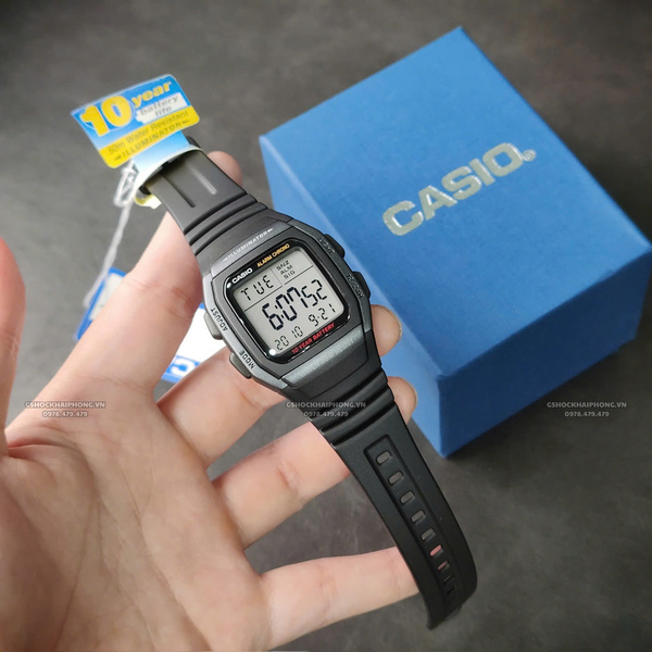 Đồng hồ Nam Chính hãng CASIO W-96H-1B - Pin 10 năm