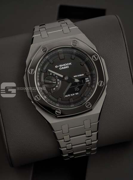 G-SHOCK GA-2100AP - GUN METAL LAYERS X BLACK CARBON DIAL