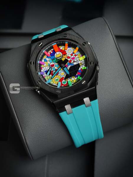 G-SHOCK GA-2100AP - Murakami Hyper Color x Black Offshore