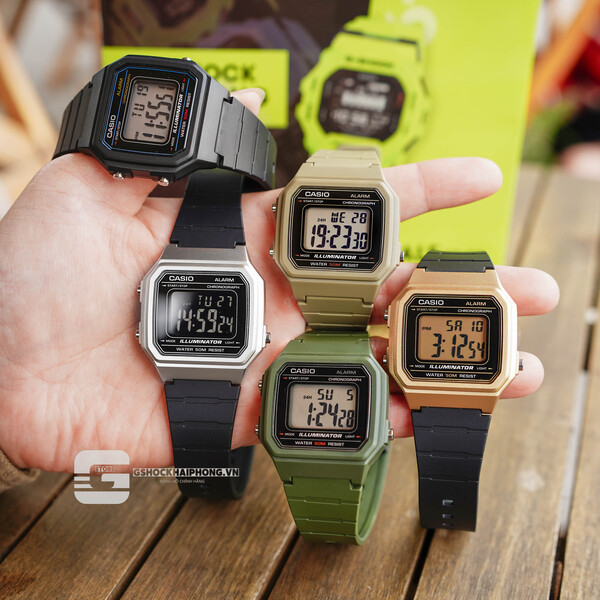 CASIO W-217H-1A -  QUÀ TẶNG TRỊ GIÁ 200K