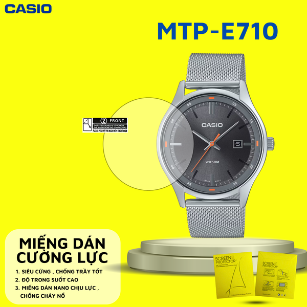 COMBO 2 Miếng dán màn hình Nano cao cấp chống trầy xước CASIO MTP-E710