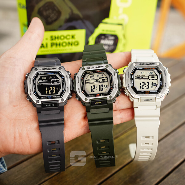 Đồng hồ Nam Chính hãng CASIO MWD-110H-8AV - Pin 10 năm