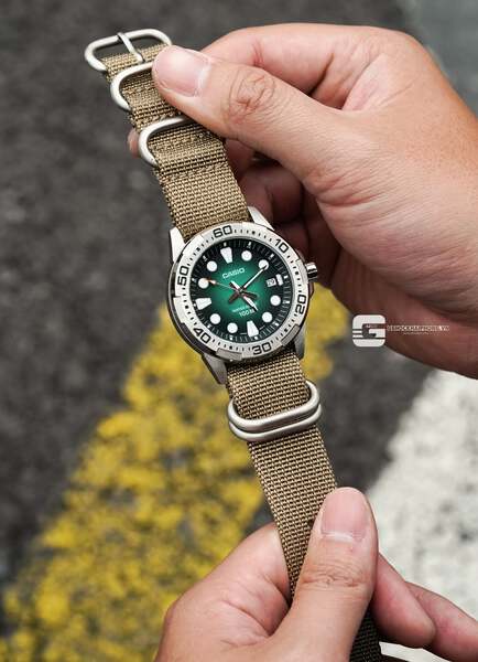 CASIO MTD-140-3A ( Lên dây vải NaTo )