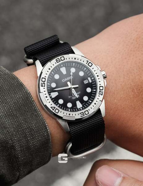 CASIO MTD-140D-1A ( Lên dây vải NaTo )