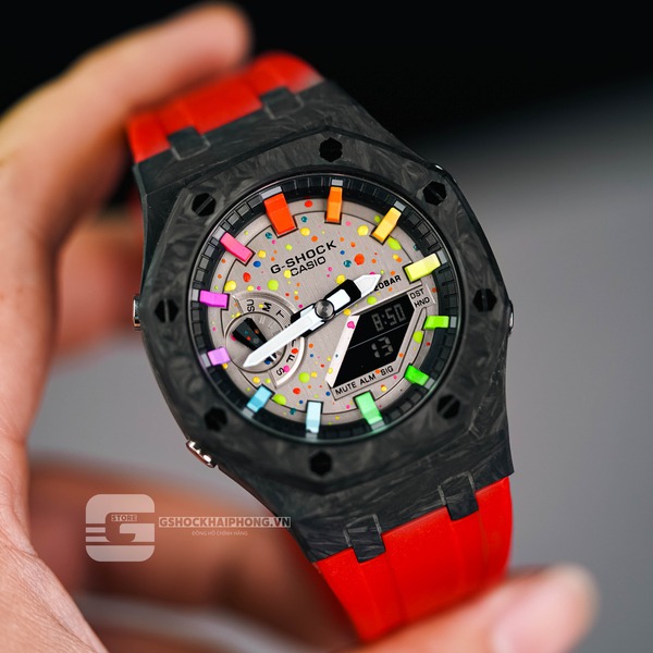 G-SHOCK GA-2100AP - METAL HYPER RB X CARBON CASE
