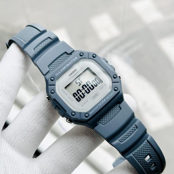 Đồng hồ Nam Chính hãng CASIO W-218HC-2AV - Pin 10 năm