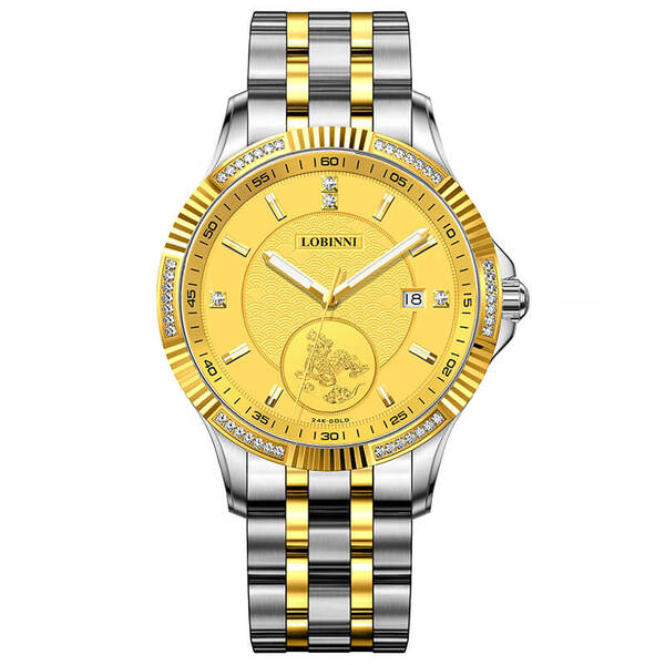 Đồng hồ nam chính hãng LOBINNI L19005-3 (Mạ vàng 24k)