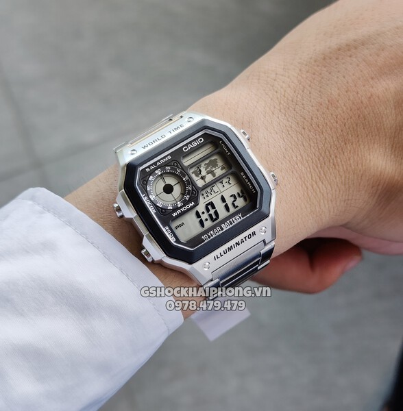 CASIO AE-1200WHD-1A -  QUÀ TẶNG TRỊ GIÁ 300K