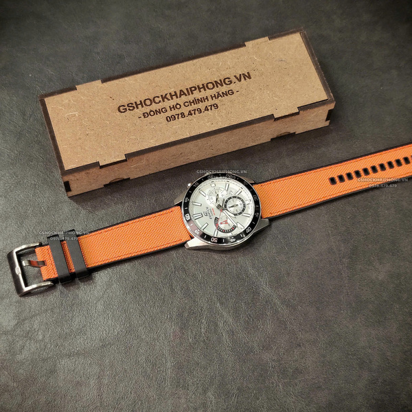 Dây vải Nilon chống nước - Size 20/22/24mm - Màu Cam