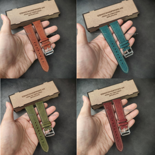 Da Ý nhập khẩu PUEPLO màu Retro - SIZE 20MM/ 22MM-( Kích vào sản phẩm chọn màu dây )  