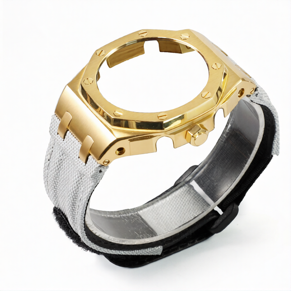 Bộ Vỏ GA-2100AP gen 4 ( có núm) Gold - Dây Velcro