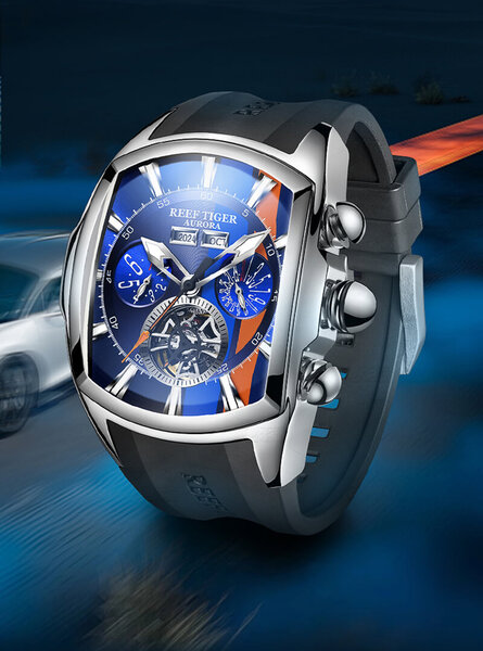 Đồng hồ nam Reef Tiger Aurora Series Tank RGA3069-7