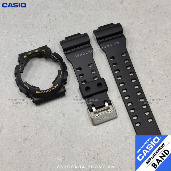 Bộ vỏ GA-100/110/120/140 - Nhám đen chữ vàng