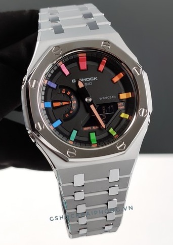 G-SHOCK GA-2100AP - Layers  Sliver Hyper Color