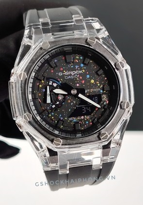 G-SHOCK GA-2100AP - Midnight Galaxy Skeleton