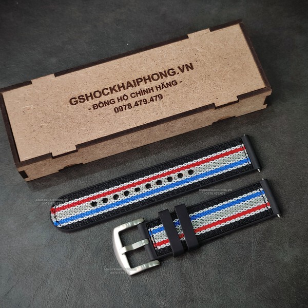 Dây cao su bọc vải Nilon ( Canvas ) - Không thấm nước - Siêu bền - Màu 01