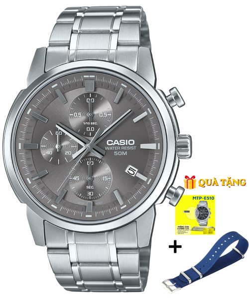 CASIO MTP-E510D-8A - QUÀ TẶNG TRỊ GIÁ 600K