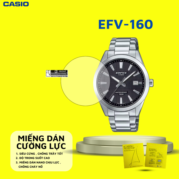 COMBO 2 Miếng dán màn hình Nano cao cấp chống trầy xước CASIO EDIFICE  EFV-160