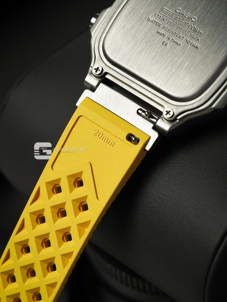 Đồng hồ Nam Chính hãng CASIO AE-1300H-9A- Lắp thêm vỏ thép - Dây Cao Su Flo Rubber