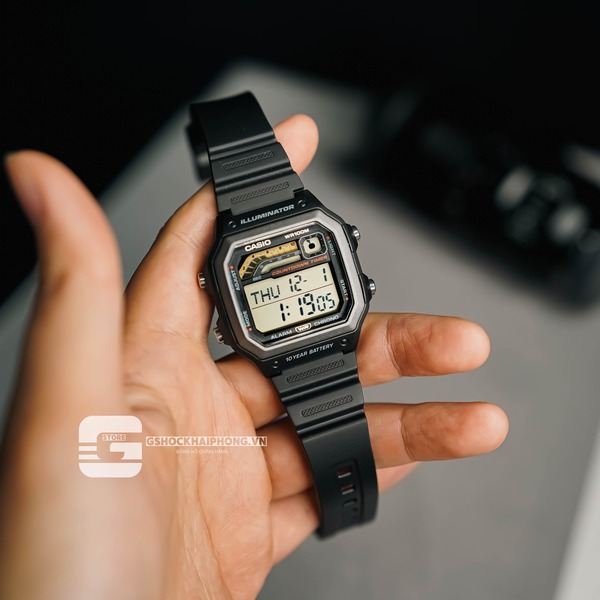 Đồng hồ Nam Chính hãng CASIO WS-1600H-1A - Pin 10 năm