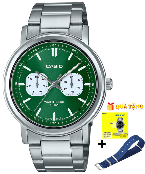 CASIO MTP-E335D-3E  - QUÀ TẶNG TRỊ GIÁ 600K