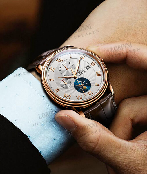 Đồng hồ nam chính hãng LOBINNI Ref.1023-1 (Phiên bản đặc biệt Limited)