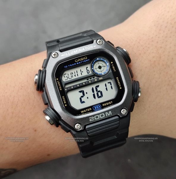 Đồng hồ Nam Chính hãng CASIO DW-291HX-1A- Pin 10 năm