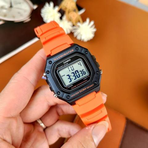 Đồng hồ Nam Chính hãng CASIO W-218H-4B2 - Pin 10 năm