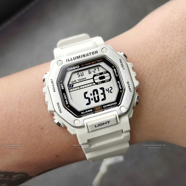 Đồng hồ Nam Chính hãng CASIO MWD-110H-8AV - Pin 10 năm