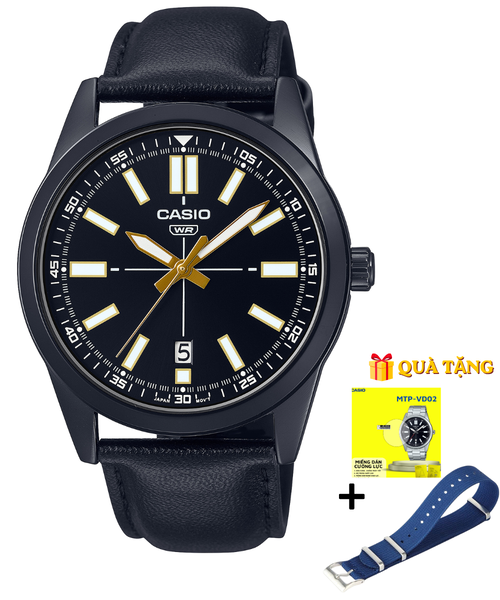 CASIO MTP-VD02BL-1E - QUÀ TẶNG TRỊ GIÁ 600K