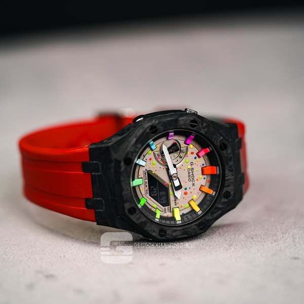 G-SHOCK GA-2100AP - METAL HYPER RB X CARBON CASE
