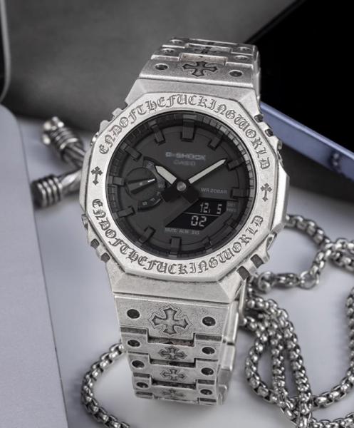 Bộ vỏ GA-2100 Chrome Hearts - Hiệu ứng thép gỉ