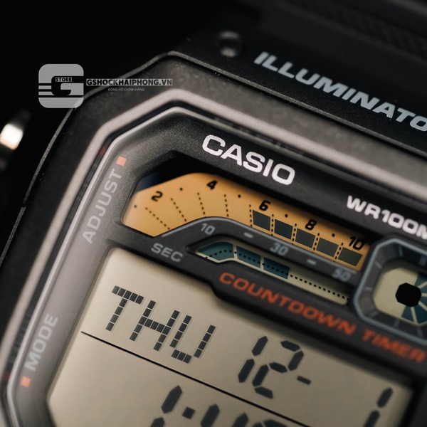 Đồng hồ Nam Chính hãng CASIO WS-1600H-1A - Pin 10 năm