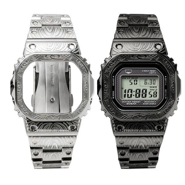 Set dây vỏ hoa văn 01- DW-5600/GW-B5600