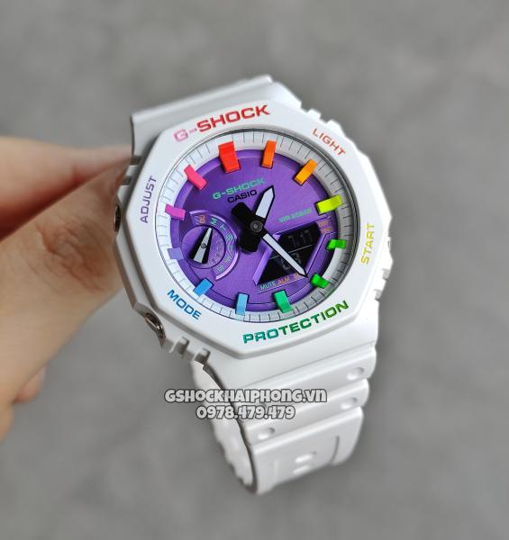 G-SHOCK GA-2100 MOD METAL DIAL HYPER COLOR