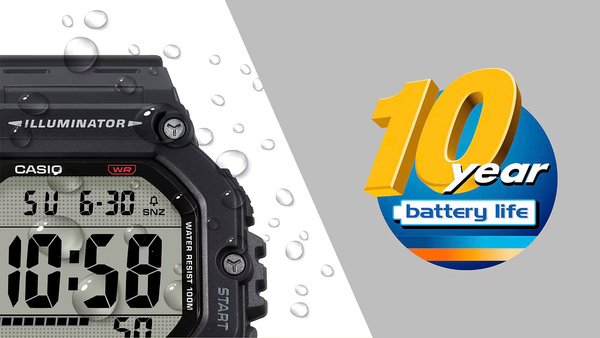 Đồng Hồ Nam Chính hãng Casio AE-1600HX-1BV