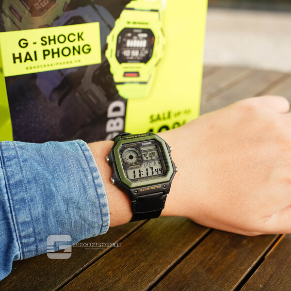 Đồng hồ Nam Chính hãng CASIO AE-1200WHB-1BV - Pin 10 năm