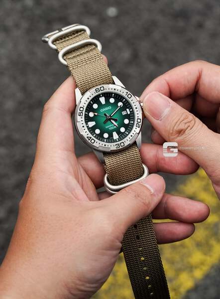 CASIO MTD-140-3A ( Lên dây vải NaTo )