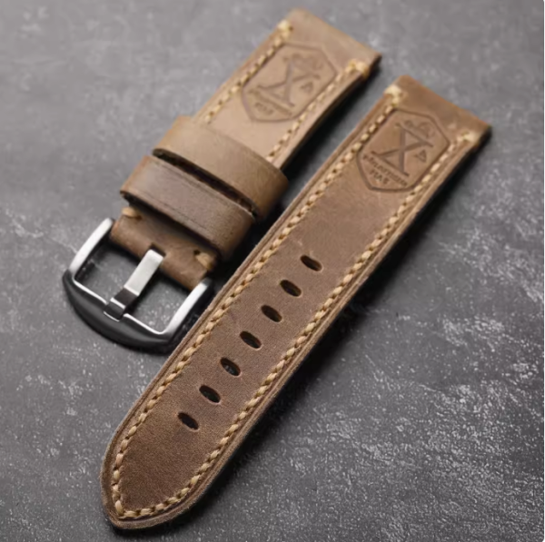 Dây da bò Ý Handmade loại 1 - SIZE 20mm/ 22mm/ 23mm/ 24mm/ 26mm