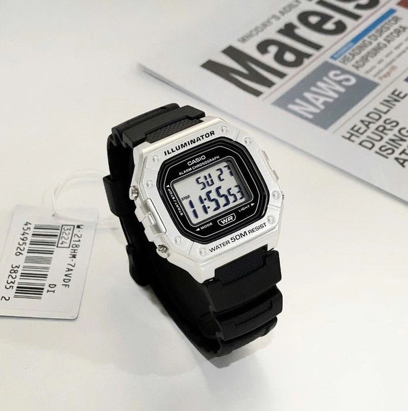 CASIO W-218HM-7A -  QUÀ TẶNG TRỊ GIÁ 200K