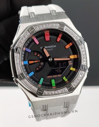 G-SHOCK GA-2100AP - Rainbow Snow White Element