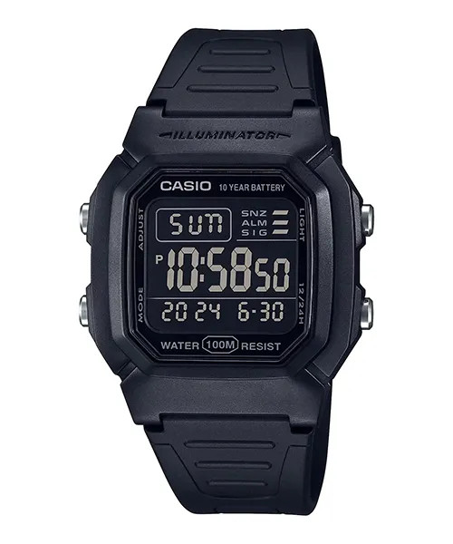 CASIO W-800H-1B - QUÀ TẶNG TRỊ GIÁ 200K