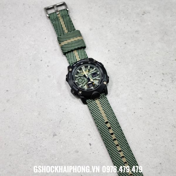 Dây vải thay thế cho G-Shock GA-2000 - Màu 1 ( có nãy khóa thông minh ) 