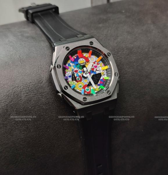 G-SHOCK GA-2100AP - GREY GUN METAL X HYPER MURAKAMI KAIKAIKIKI