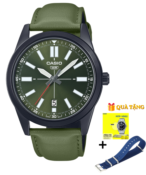 CASIO MTP-VD02BL-3E - QUÀ TẶNG TRỊ GIÁ 600K