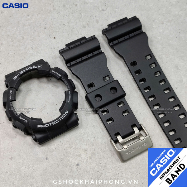 Bộ vỏ GA-100/110/120/140 - Full đen chữ trắng 